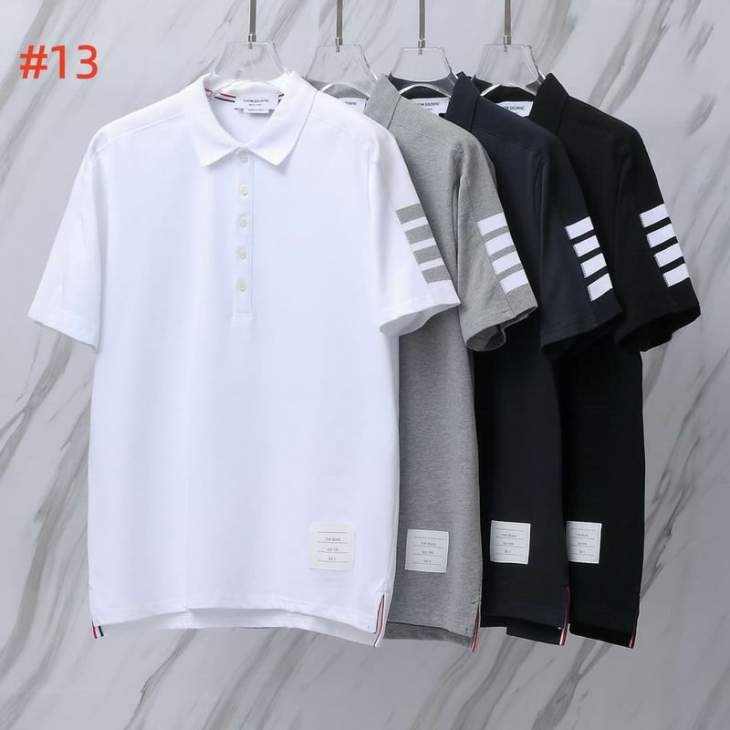 Picture of Thom Browne Polo Shirts Short _SKUThomBrowneM-2XL12yr2725434